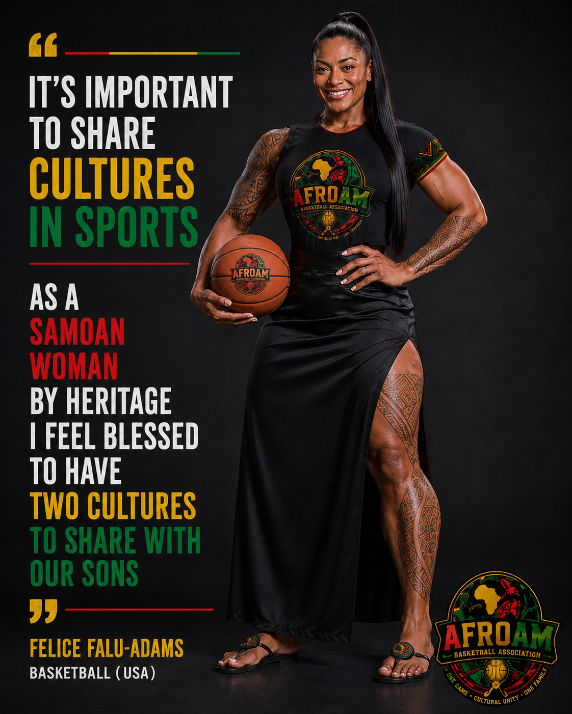Felice Falu-Adams — It's important to share cultures in sports
