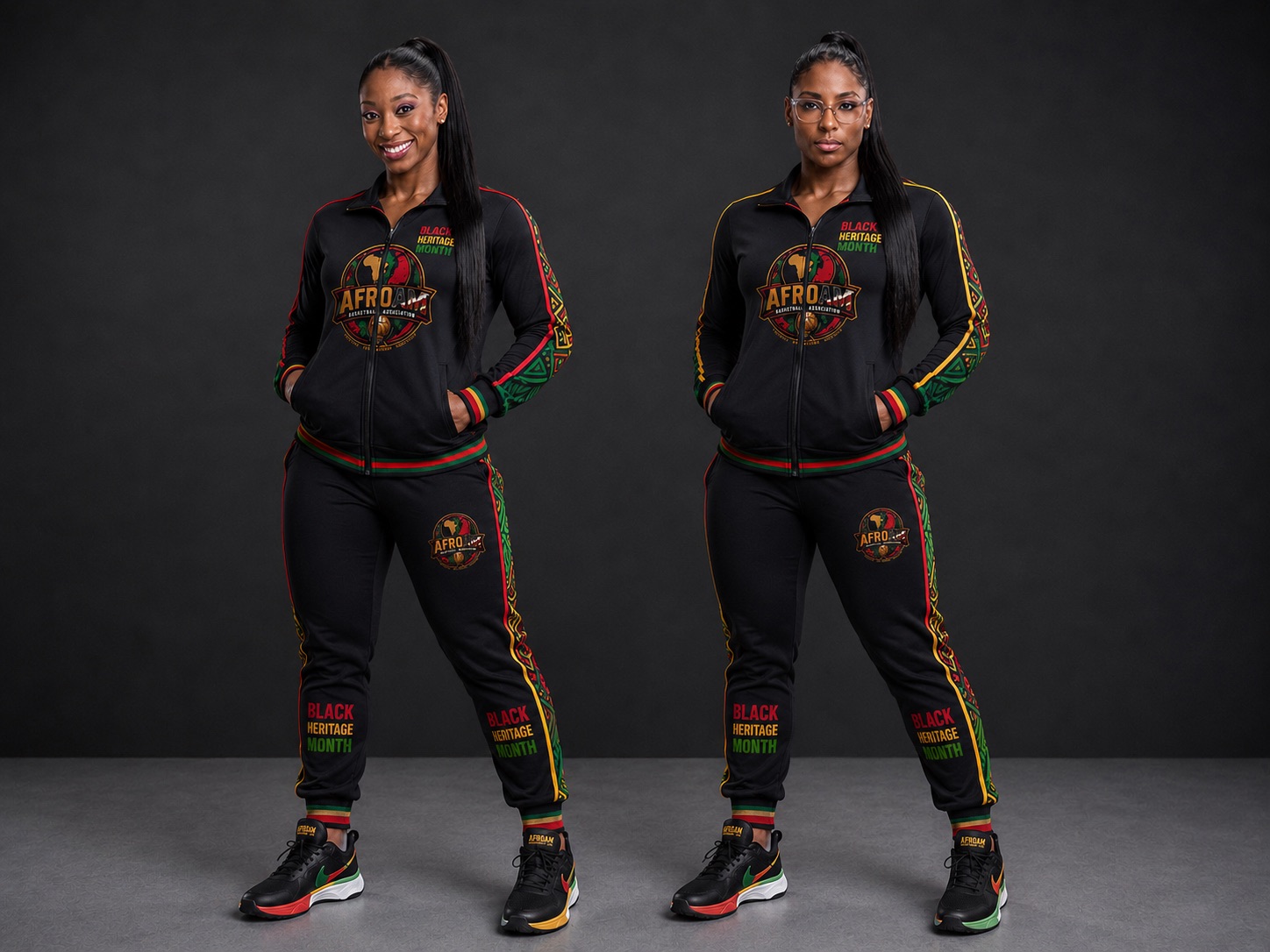 AfroAm Women's Heritage Warm-Up Suit